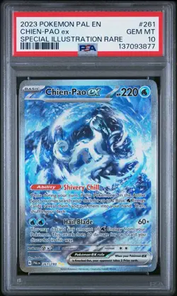 Chien-Pao ex 261/193 Sv02: Paldea Evolved Holo Pokemon Card PSA Gem Mint 10 - Image 3