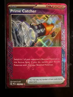 Pokemon TCG Prime Catcher Card 119/131 Prismatic Evolutions Ace Spec Trainer - Image 1