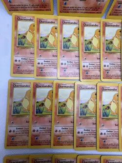 Charmander 46/102 Base Set Pokemon Card Lot of 25 WOTC Pokemon Cards (25) Count - Image 5