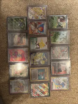 Lot of 17 Pokemon Cards IRs Vintage Double Rares Etc - Image 1