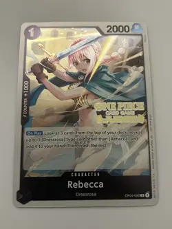 Rebecca (Judge Pack Vol. 6) OP04-092 One Piece Promotion Cards Foil - Image 2