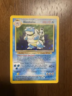Pokemon TCG Blastoise Base Set Holo Unlimited Rare Card 2/102 - Image 1
