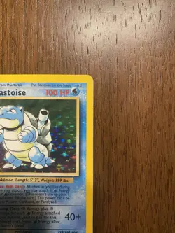 Pokemon TCG Blastoise Base Set Holo Unlimited Rare Card 2/102 - Image 4