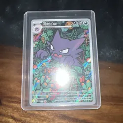 Haunter 027 Mega Evolution Black Star Promo Illustration Rare Pokemon Card NM - Image 1