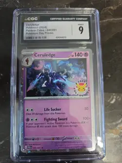 Pokemon TCG Ceruledge Holo Promo Card Day 2024 Edition, Sealed Mint Condition - Image 1