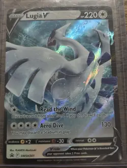Lugia V SWSH295 Black Star Promo Pokemon Card NM Sword & Shield - Image 1