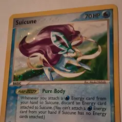 Pokemon Suicune Nintendo 030 Promo Holo 70HP Basic 2005 English TCG Card - Image 2