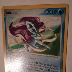 Pokemon Suicune Nintendo 030 Promo Holo 70HP Basic 2005 English TCG Card - Image 3
