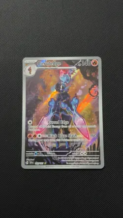 Ceruledge Surging Sparks Illustration Rare Pokemon TCG Card 197/191 NM Condition - Image 1