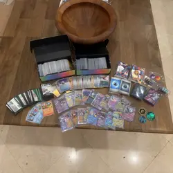 Massive Pokemon Collection Holo Reverse Holo Super Rare 1100 + TCG Card Lot - Image 2