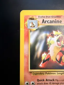 Arcanine #6 Non-Holo Black Star Promo Pokemon Card - Mp - Image 4