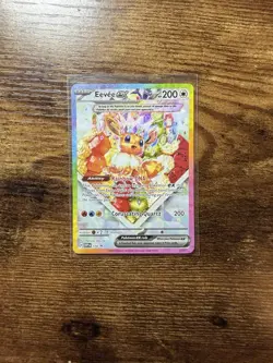 Pokemon TCG Eevee EX 174 Prismatic Evolutions Black Star Promo Card - Image 1