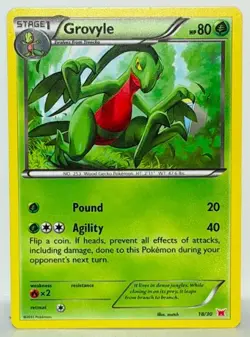 Grovyle 18/30 Pokemon Card TCG XY Trainer Kit Non Holo LP - Image 1