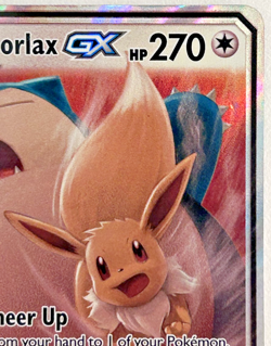 Eevee & Snorlax GX Tag Team 120/181 Holo Ultra Rare Card Pokemon TCG - LP - Image 3