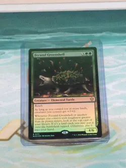 MTG FOIL Fecund Greenshell - Bloomburrow #171 NM pack fresh card - Image 1