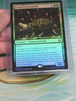 MTG FOIL Fecund Greenshell - Bloomburrow #171 NM pack fresh card - Image 5