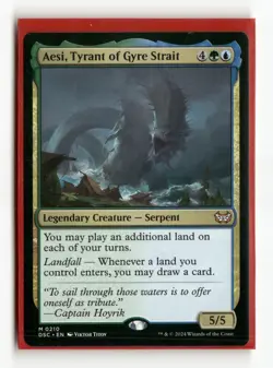 Aesi, Tyrant of Gyre Strait Commander: Duskmourn: House of Horror Regular - Image 1