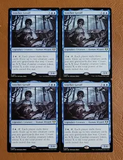 1x Playset of (4) NM Stitcher Geralf #121 Commander Masters CMM - Image 1