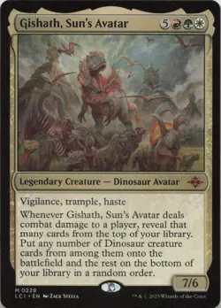 Gishath, Sun's Avatar M The Lost Caverns of Ixalan 229 - LP MTG - Image 1