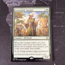 Formidable Speaker - Lorwyn Eclipsed (ECL) Regular NM #176 MTG - Image 1