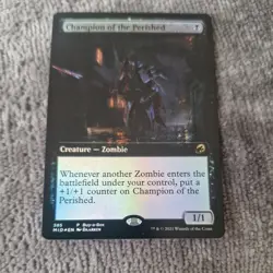 MTG - Champion of the Perished - Extended Foil Promo - Midnight Hunt - Image 1