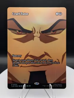Cruel Tutor FOIL: Avatar ATLA Eternal-Legal MTG (NM) - Image 1