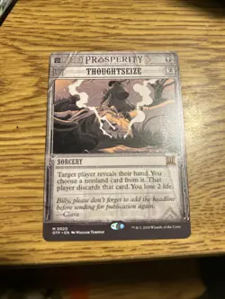 Thoughtseize Outlaws of Thunder Junction: Breaking News Regular NM-M - Image 1