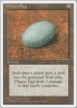 Dingus Egg MTG NM - Fourth Edition - Image 1