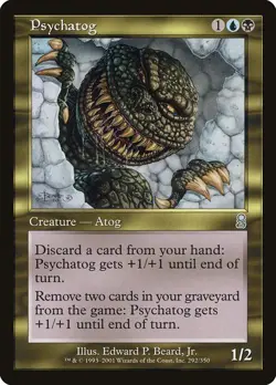 Psychatog NM/M Odyssey Multicolor Creature Atog Mtg Magic English Regular - Image 1