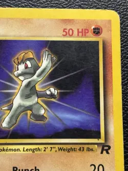 Pokemon Machop Common 1st Edition Team Rocket 59/82 MP - Image 2