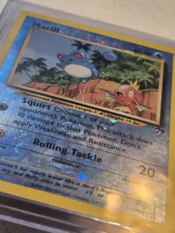Pokemon TCG Marill Southern Islands Reverse Holo 11/18 *Two (2) Swirls* HP - Image 3
