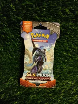 Pokemon Sun & Moon Burning Shadows sleeved Booster Pack | Tapu Fini - Image 1