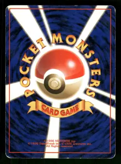 1996 Heavy Played Pokemon Bulbasaur No. 001 Base Set Japanese - Image 2