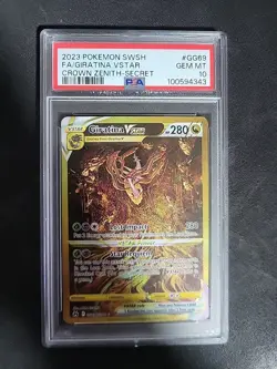 PSA 10 GIRATINA VSTAR 2023 Pokemon SWSH Crown Zenith Galarian Gallery #GG69 - Image 1