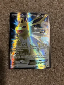 FULL ART Jolteon EX ULTRA RARE 28a/83 Pokemon Generations Eevee Eeveelution - NM - Image 1