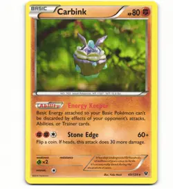 2016 Near Mint NM Pokemon Carbink 49/124 XY Fates Collide - Image 1