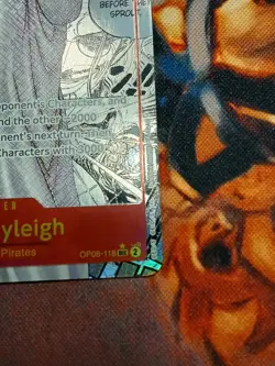Silvers Rayleigh Manga Alt Art English OP08-118 Two Legends Mint condition - Image 5