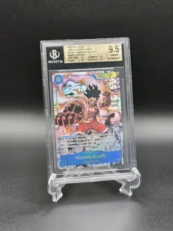 Monkey.D.Luffy Manga Art SEC OP11 118 A Fist Of Divine Speed BGS 9.5 One Piece - Image 1