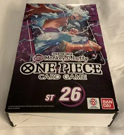 One Piece Purple Black Starter Deck 26 Luffy ST-26 OP-11 Booster Included New! - Image 5