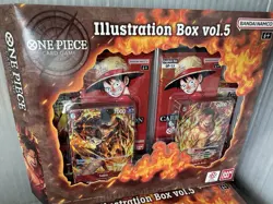 (LOT OF 2) Bandai One Piece CCG Illustration Box VOL 5 NEW SEALED! In Hand - Image 2