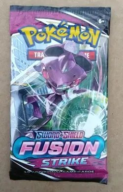 Pokemon Sword & Shield Fusion Strike Booster Pack 10 Cards - Image 1