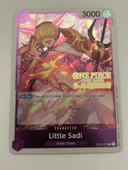 Little Sadi (Judge) OP02-073 One Piece Promotion Cards Foil - Image 2