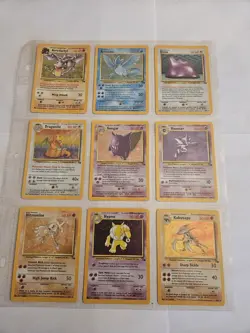 1999 Pokemon Fossil Set -1 Card 61 Cards - Image 1