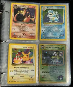 Vintage Pokemon Card Binder Collection Lot Base Set E Reader’s Charizard WOTC - Image 1