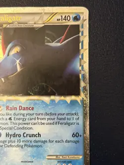 Pokemon TCG Feraligatr Prime HeartGold SoulSilver Card 108/123 - Image 3