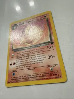 Dark Flareon 35/82 Base Set Team Rocket UNCOMMON Basic Pokemon Card 2000 NM - Image 2