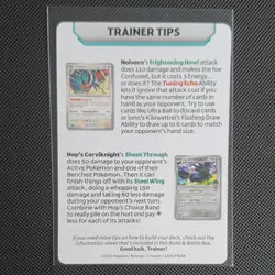 Pokemon Journey Together Build & Battle Trainer Tips Card Hop’s Zacian - Image 2