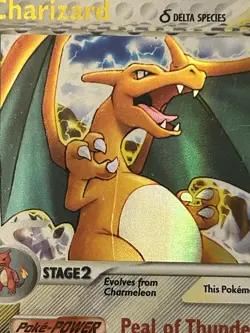 Pokemon TCG Charizard EX Crystal Guardians Holo Rare Card 4/100 - Image 3
