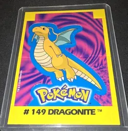 2000 POKEMON Navarrete Buildable Card #149 DRAGONITE Kanto Argentina Edition - Image 1