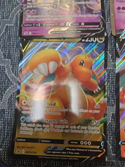 27 TCG VMAX CSTAR POKEMON CARDS Lot Of 27 CHARIZARD Pikachu NFloreon Rapidash - Image 2